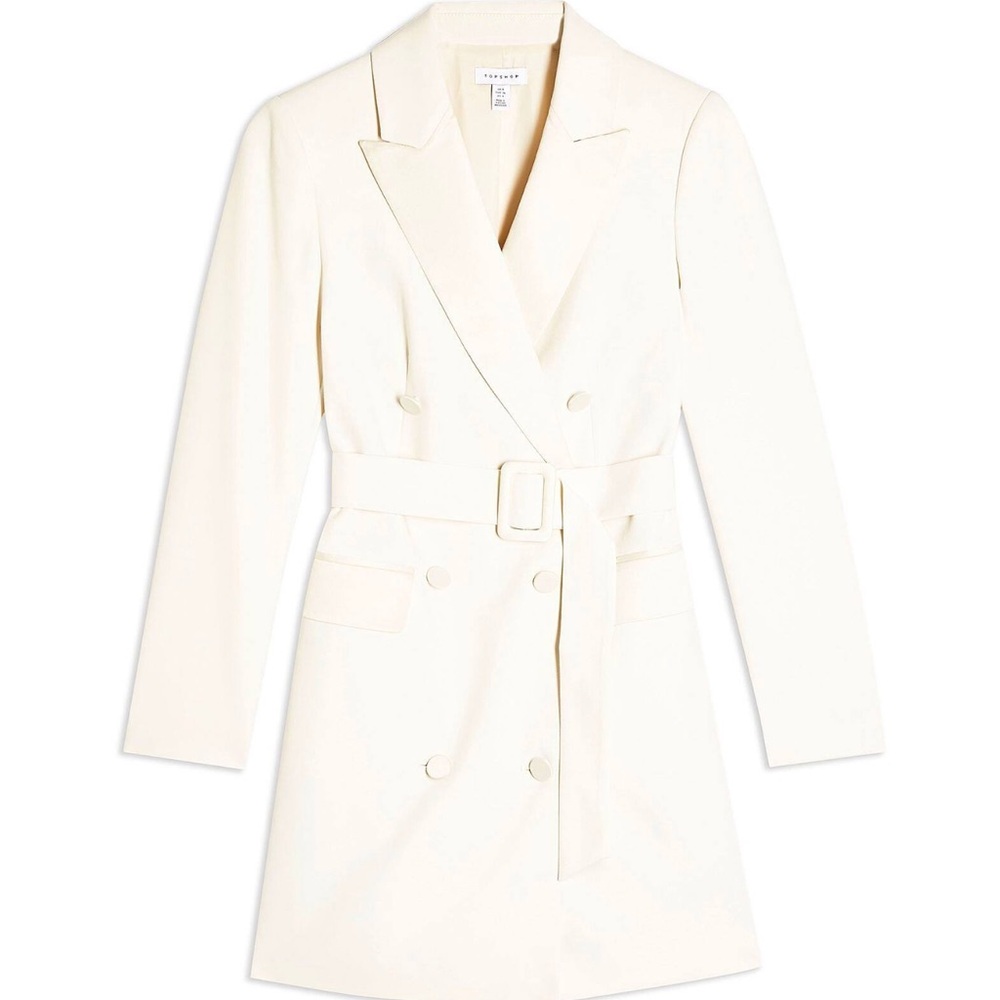 White blazer dress from Topshop, new